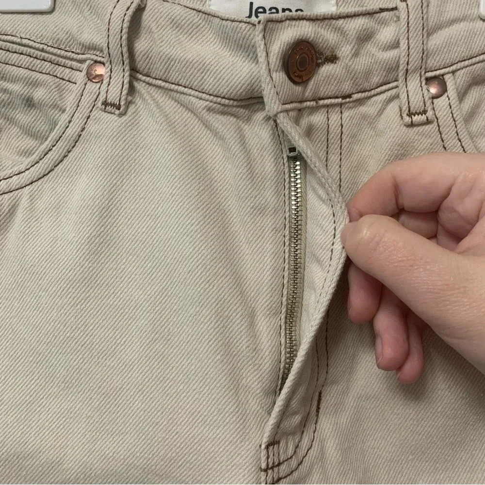 Reformation Cowboy High Rise Straight Jeans in Almond Size 24 - Picture 3 of 15